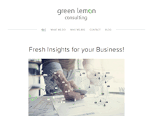 Tablet Screenshot of greenlemonconsulting.com